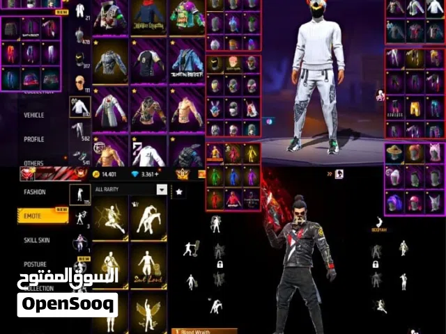 Free Fire Accounts and Characters for Sale in Zawiya
