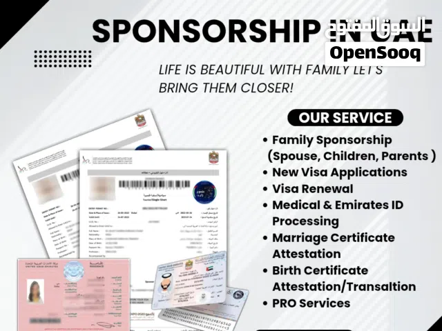 ALL OVER UAE – FAMILY VISA SERVICES We provide professional and reliable Family Visa