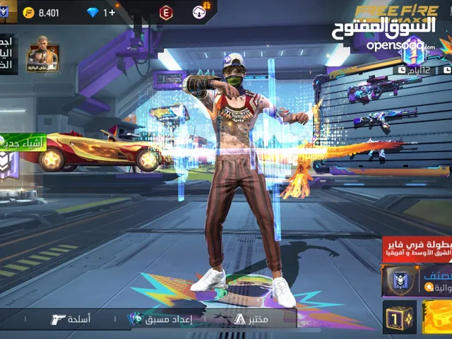 Free Fire Accounts and Characters for Sale in Amman