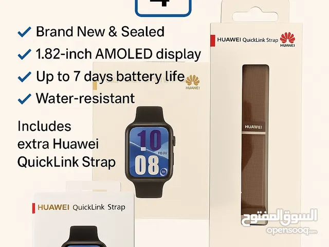 Huawei Smart Fit Watch 4 BRAND NEW  ساعة هواوي  ذكية جديدة تماماً  لم تفتح بعد