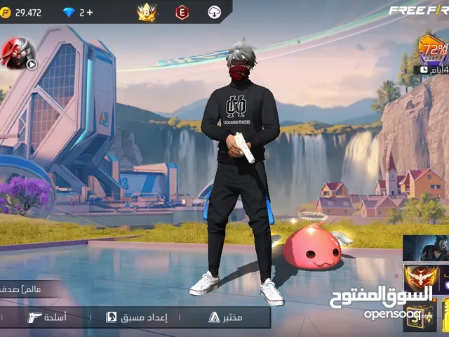 حسابين فري فاير مشاللله عليهم سكان العقبه يا وجه لوجه يا وسيط يزن بيك يا مومني لحسابين بصلات ع نبي