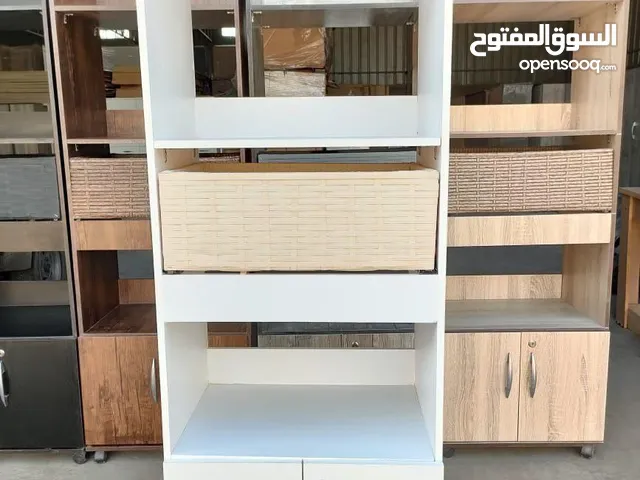 استاند مطبخ بدرج راتان للفرن والميكرويف