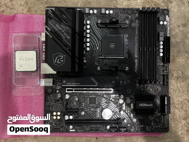 AMD 4 RYZEN 5 5600 - ASROCK B550M RIPTIDE MOTHERBOARD
