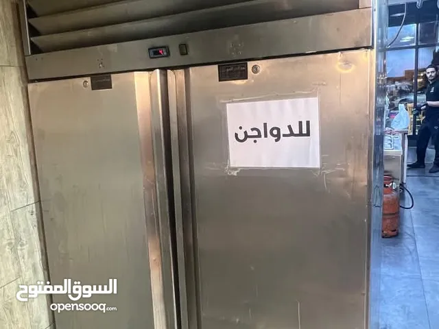 عده مطعم  ثلاجه خزين بابين ستالس ستيل طبي  طبي  ثلاجه شاورما