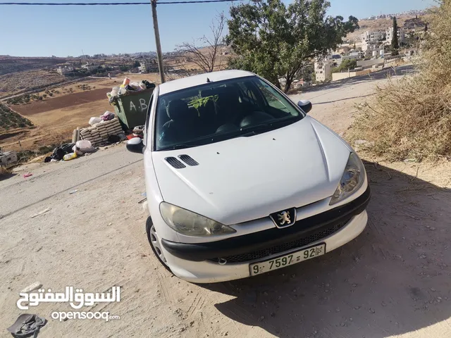 بيجو 206 موديل 2007 جير عادي ماتور 1400