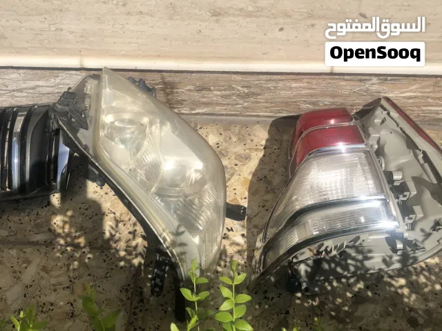 لايتات وبك لايتات وشباك ودعامية امامية برادو موديل 2012