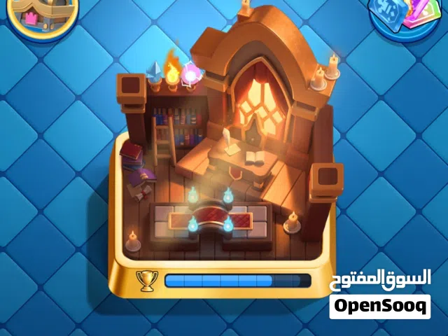 حساب كلاش رويال للبيع  13100 كأس و مستوى 54 عالي جدا كل الأوراق مفتوحة و مطورة