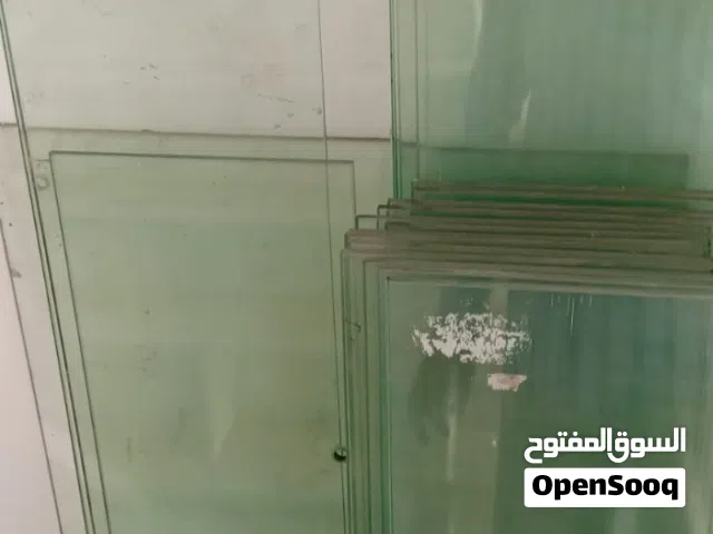 رفوف زجاج + خشب