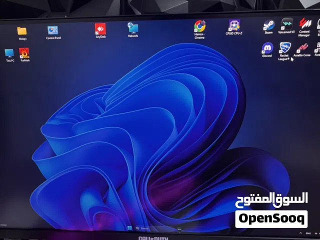 بيسي جيمنج كرت شاشه rtx 5060 باقي المواصفات في الوصف مع شاشه جيمنج
