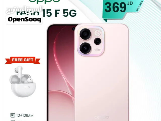 هاتف أوبو رينو Reno 15F 5G مع 512 جيجابايت