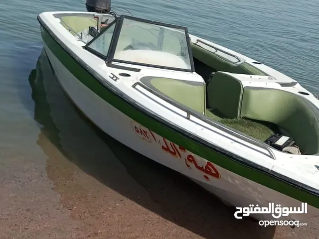 قارب مع محرك 40 حصان