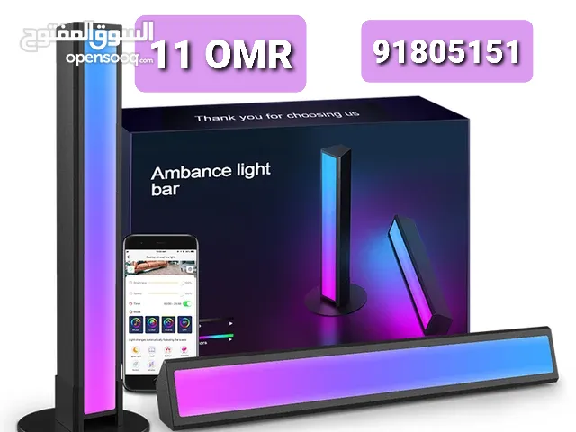 LED غرفة نوم الموسيقى اللاسلكية مصباح لتهيئة الجو OEM الكمبيوتر سطح المكتب RGB الملونة إيقاع APP الت