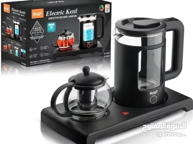 طقم الشاي الملوكيRAF تسخين سريع وآمن مع زر تشغيل سهل وسريع مناسب للمطبخ، المكتب، الضيافة