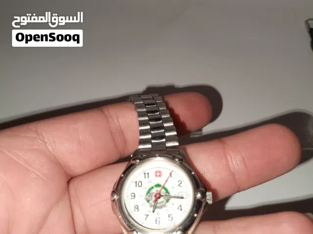 ساعه سويسري اصلي كستك معدن بتصميم جميل تلبس رسمي وكاجول مقاس الساعه الموقع اربد ايدون السعر 20دينارر