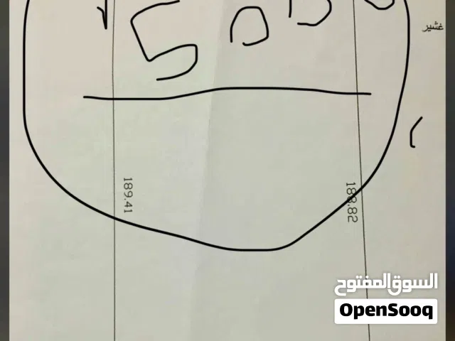 نص هكتار بالقرب من سوق السيارات يوجد شهادة عقارية
