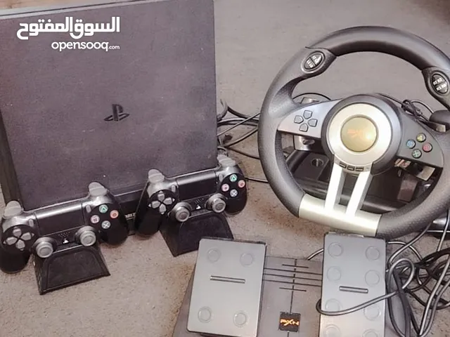 ps4 سليم 500 جيجا نضيف جدا مع مبرد مع ستيرنج مع ايد سوني الاصلي مع ايديتين كوبي1 مع كامل وصلاتو