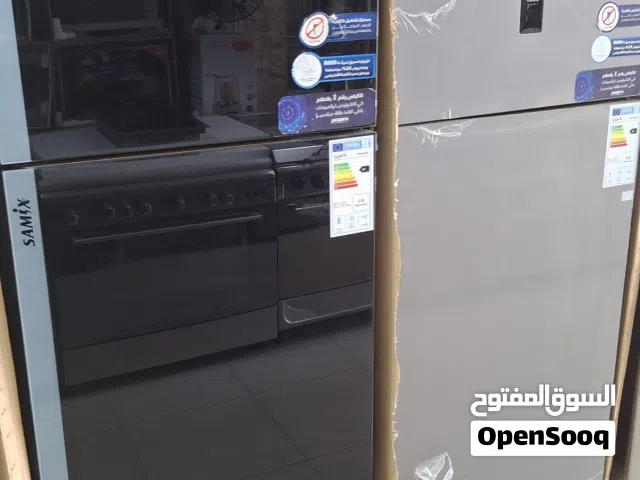 ثلاجه سامكس 440 لتر انفرتر في الوان سلفر واسود واسود وموشح بسلفر ماتور مكفول 10 سنوات