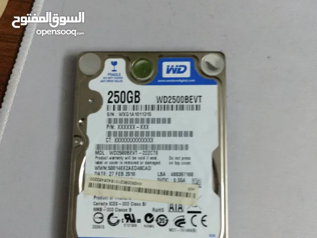 hdd مستعمل 250