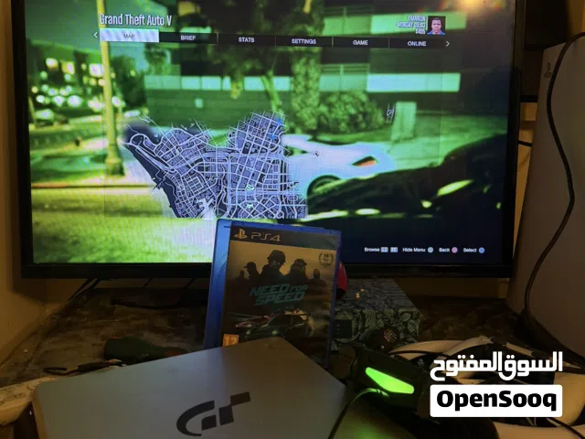 ps4Gran Turismo Edition نسخه خاصه مع ايد اصليه ولعبتين gta و need for speed