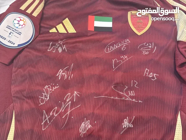 Al Wahda team singed shirt whole starting team