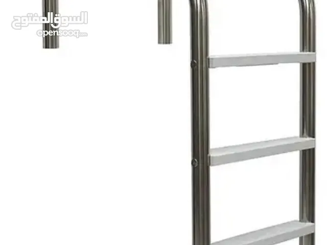 سلم مسبح ( بركة سباحة ) 4 درجات ستانلس استيل 304 لجميع انواع واشكال المسابح .