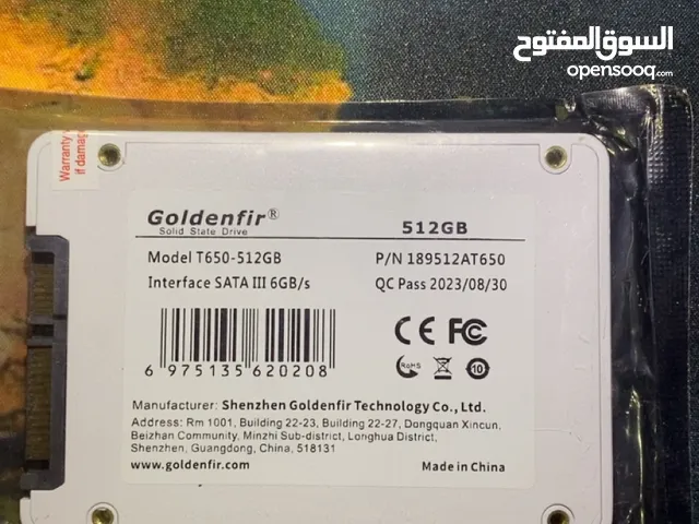 هارد SSDساتا ذاكره 512 جديد كبس شركه