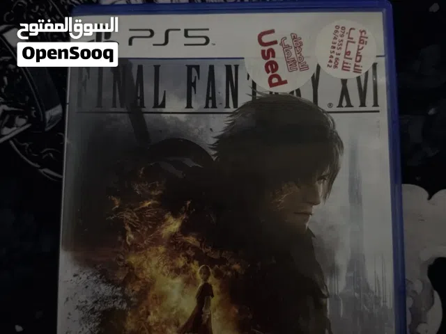 Final Fantasy XVI مستعمل بحاله الوكاله للبيع PS5