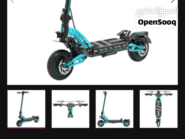 سكوتر كهربائي DRIVETRON D10 اصلي استخدام أقل من شهر يتحمل مشي بالشارع