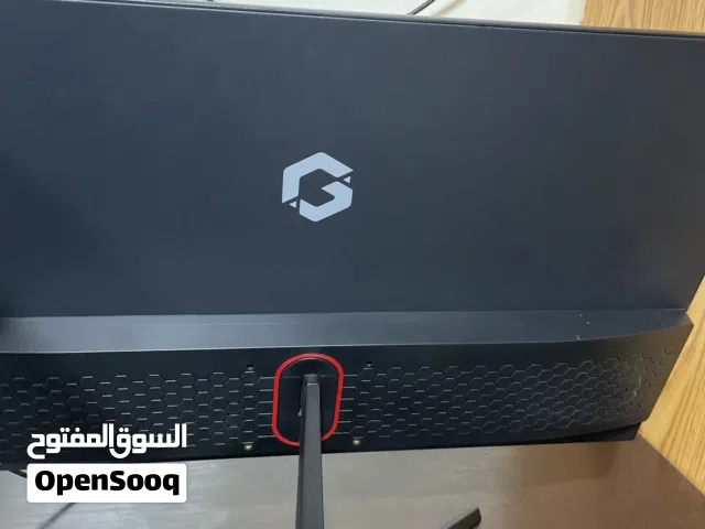 شاشة GAMEON 24" IPS 180Hz - للبيع قطع (قاعدة + محول + بورد سليم) كفاءة عالية يرجى قراءة الوصف