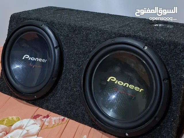 2 صبووفر بايونير 2800واط بصندوق واحد Two subwoofers pioneer 2800 watt in one box