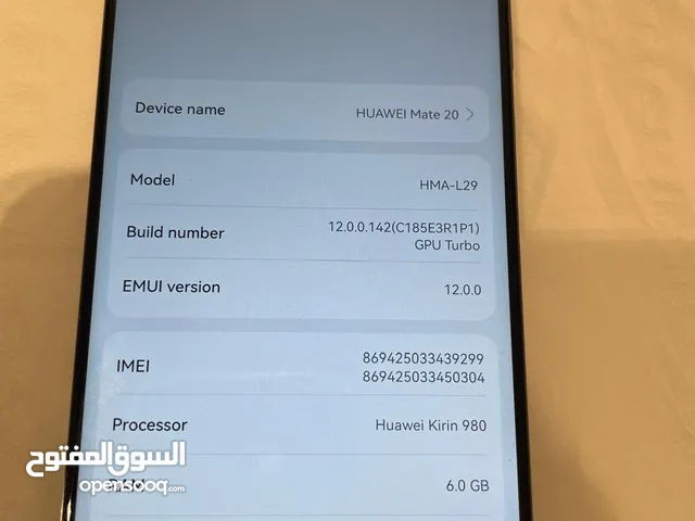 Huawei Mate 20 128 GB in Northern Governorate