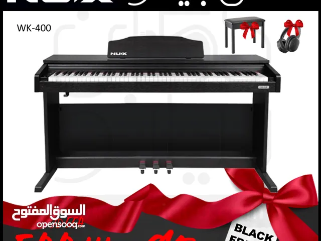 ديجتال بيانو Nux WK-400 Digital Piano جديد مع كرسي