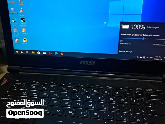 msi laptop for sale  للبيع لابتوب msi