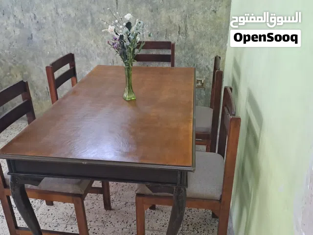 ميز طعام 5 كراسي خشب صاج عراقي
