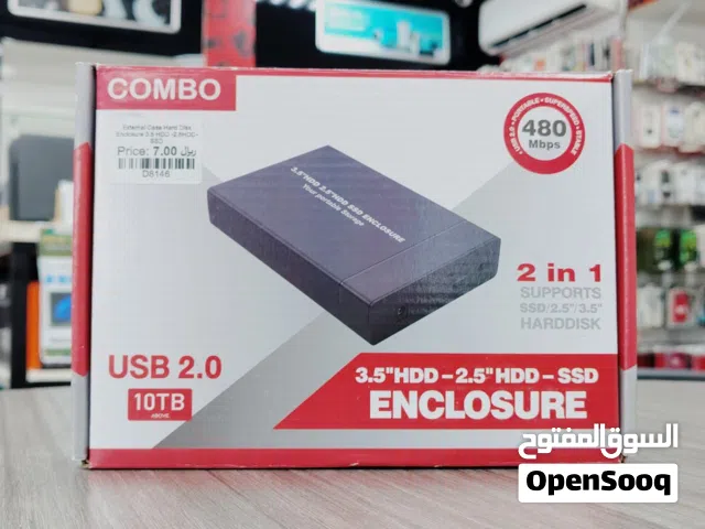 Brand New Hard Disk Enclosure in Oman  Dual compatibility  USB 2.0