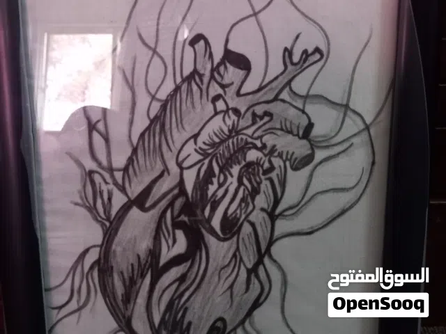 لوحه فنيه مرسومه