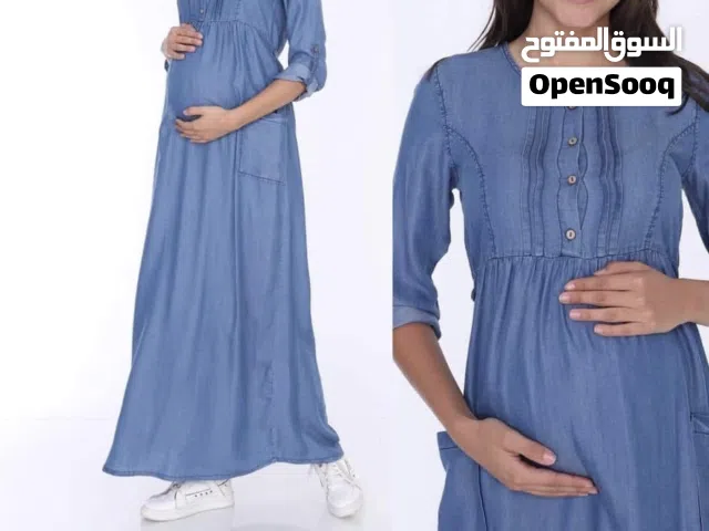 مجموعة فساتين حمل تركي من مجموعه تصفية محل تركي جديده من كل موديل مقاسبن فقط  مبطن ما بخايل