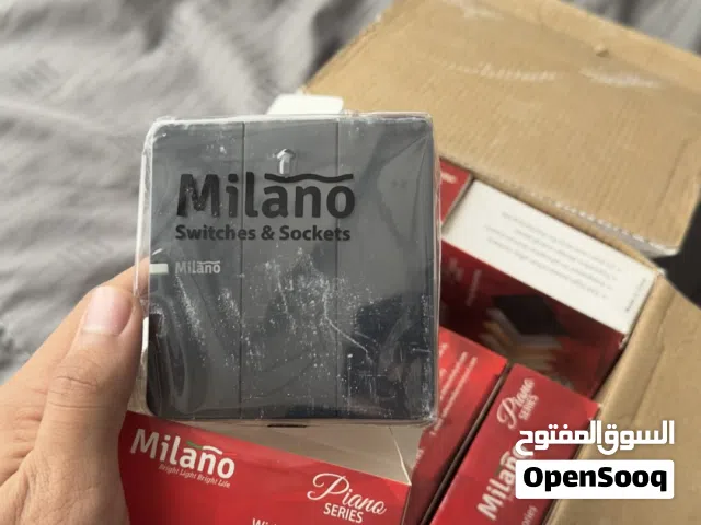 Milano Electrical Switches - Brand New (9 PCS)