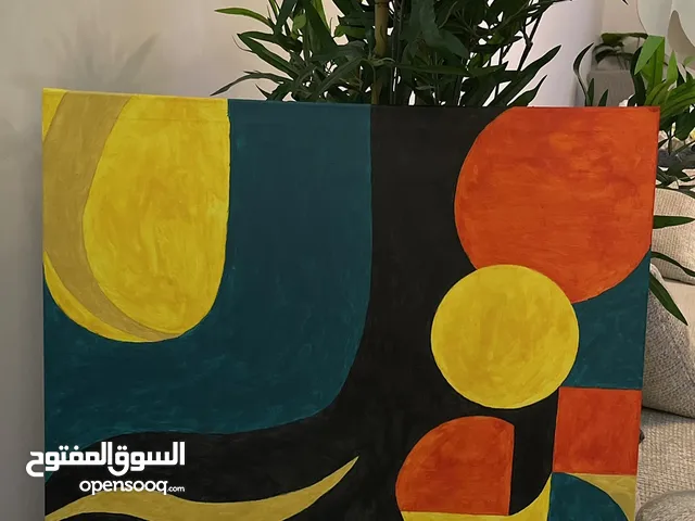 لوحة مودرن يدوية – عمل فني حصري