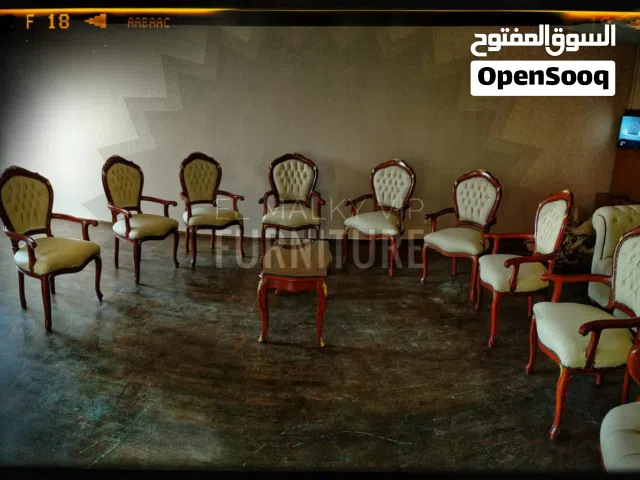 "كراسي استقبال ملكية بتصميم استثنائي!  - تصميم فريد يليق بالقصور والفنادق الفاخرة - خامات فاخرة