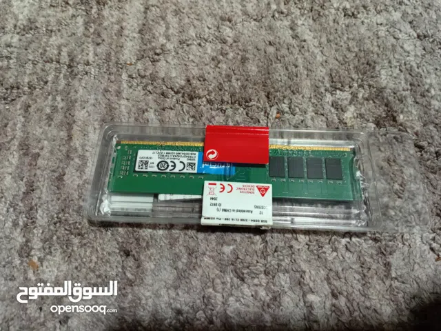 رام 8 جيجا ديدي ار 4 سرعه 2400 سعر 25 بدون احراج مافي تفاصل  بحاله الوكاله افحصها قبل الاخذ