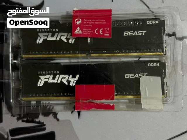 رامات للبيع  Ram Fury 32Gb ddr4
