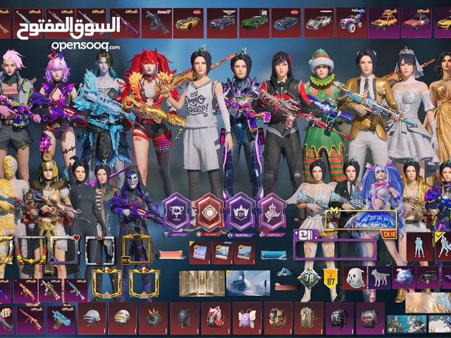 حساب ببجي النسخه العالمية لفل 88 المستوى الحساب 78