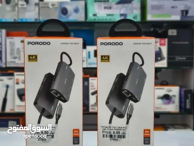 Porodo 4k 7-in-1 Multi port USB-C Hub.