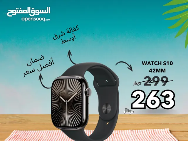 APPLE WATCH S10 42MM NEW /// ابل واتش الجيل العاشر مقاس 42 جديد كفاله الوكيل الرسمي