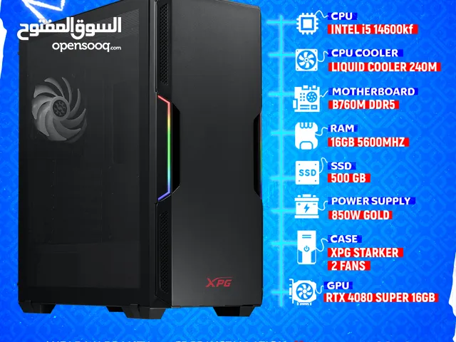 GAMING PC" i5 14600KF , RTX 4080 Super , 16GB RAM , 500GB SSD" - جيمينج بي سي !