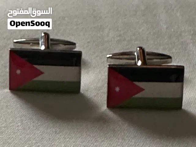 أزرار قميص رجالي علم الأردن