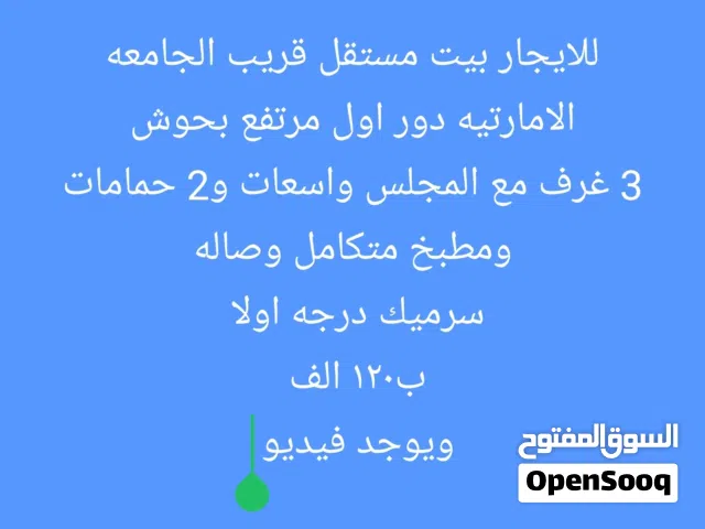 300 m2 3 Bedrooms Townhouse for Rent in Sana'a Haddah