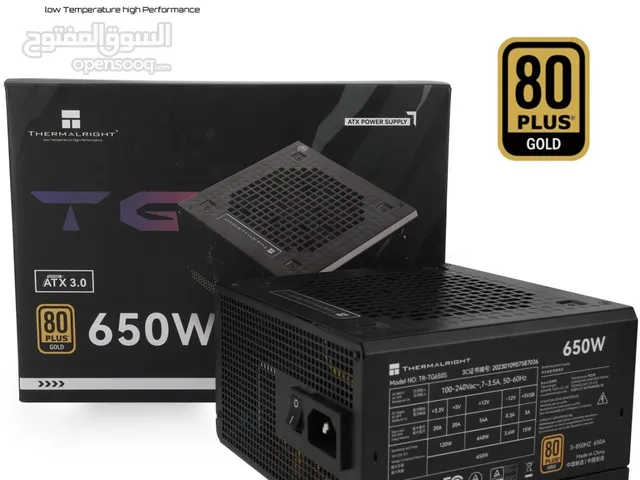 باور سبلاي - مزود طاقه لأجهزة الجيمنج بسعة 650 واط من شركة ثيرمال رايت THERMALRIGHT 650W 80+ GOLD