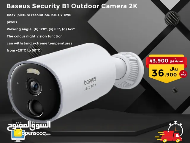 Baseus Security B1 Outdoor Camera – 2K Clarity, 145° Wide-Angle FOV, 210-Day Battery, IP67 Waterprof